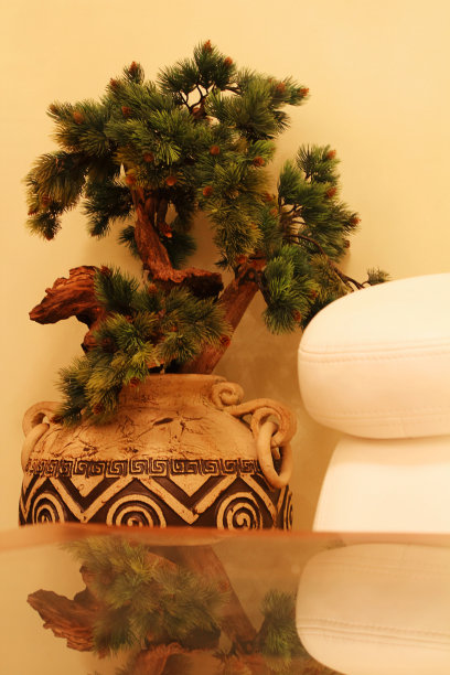 经典的客厅室内设计。柔和的颜色，选择性的焦点。图片下载