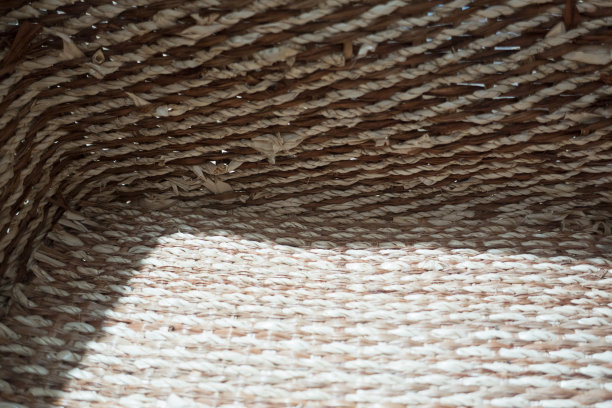 编织藤条与自然图案图片下载