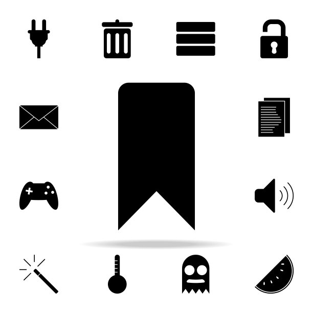 标签图标：用于Web和移动设备的通用Web图标集图片下载