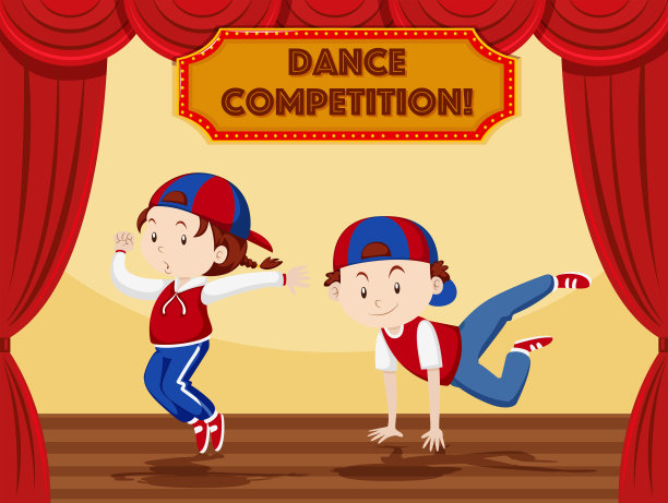 舞台上街舞表演图片下载