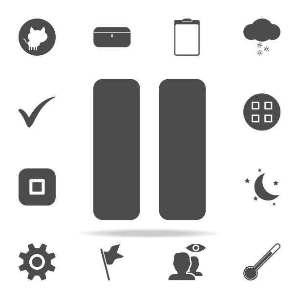 暂停图标。网页图标通用设置为网页和移动图片下载