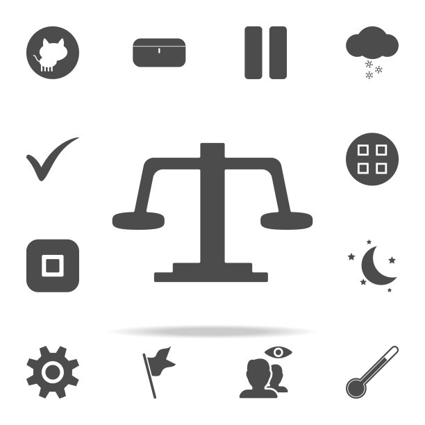 天秤座图标。网页图标通用设置为网页和移动图片下载