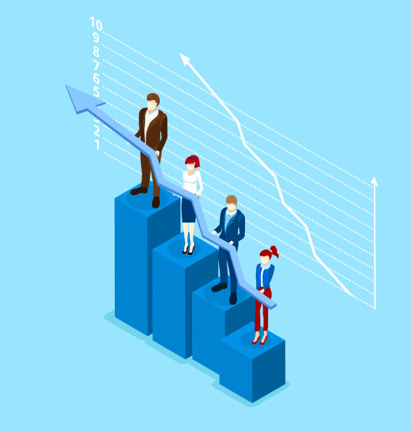 人们和职业步骤3d信息图背景。图片下载