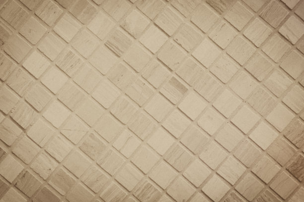 米色和灰色马赛克瓷砖。马赛克背景。图片下载