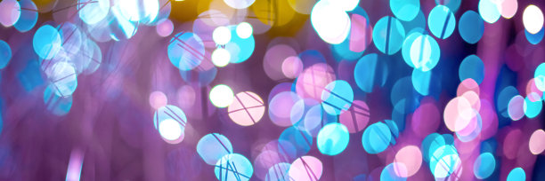 抽象背景与幻想霓虹纹理。生日和节日背景的趋势颜色的颜色紫外光金色图片下载