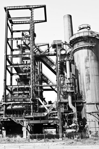 Hochofenplatz -退役的钢铁厂图片下载