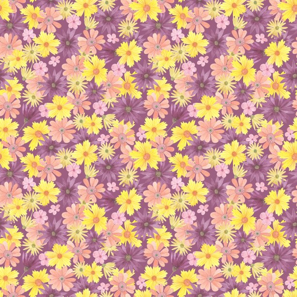 无缝的花卉图案图片下载