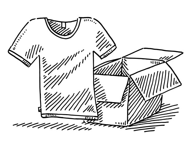 t恤出包裹图纸图片下载