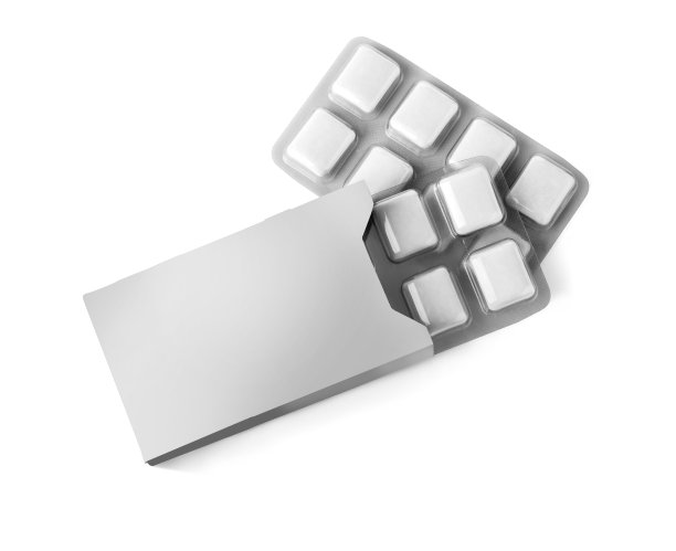 隔离的口香糖包图片下载