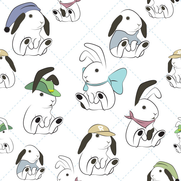 兔子无缝模式图片下载