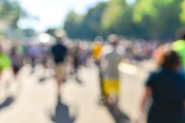 明尼苏达州博览会-人群Bokeh图片下载