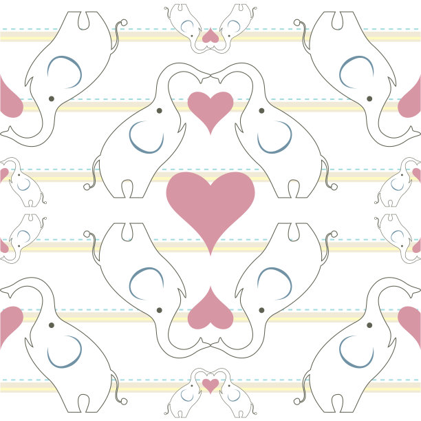 大象无缝模式图片下载