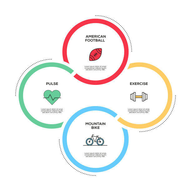 运动健身概念信息图设计图片下载