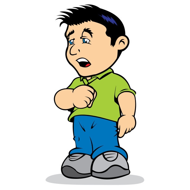 插图吉祥物丹妮，低洼的人，困了，累了。理想的培训和机构信息图片下载