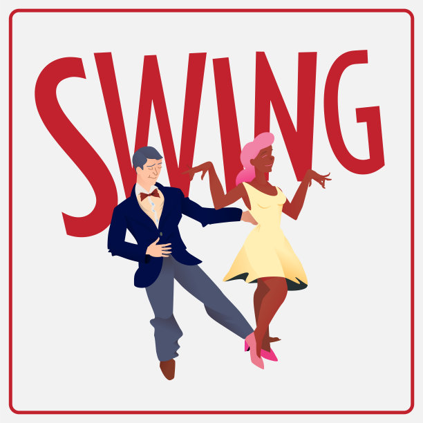 摇摆。舞蹈节海报。社交舞蹈广告传单或广告元素。舞会海报矢量模板，活动传单邀请。图片下载