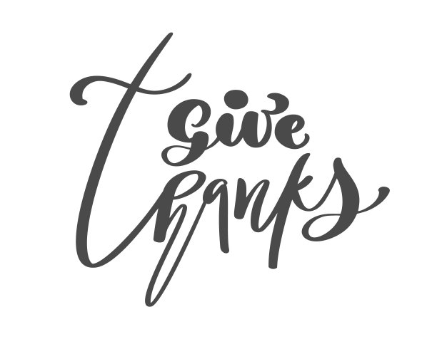 感谢，友谊，家庭积极的引用感恩节的字母。书法贺卡或海报平面设计的排版元素。手写矢量明信片图片下载