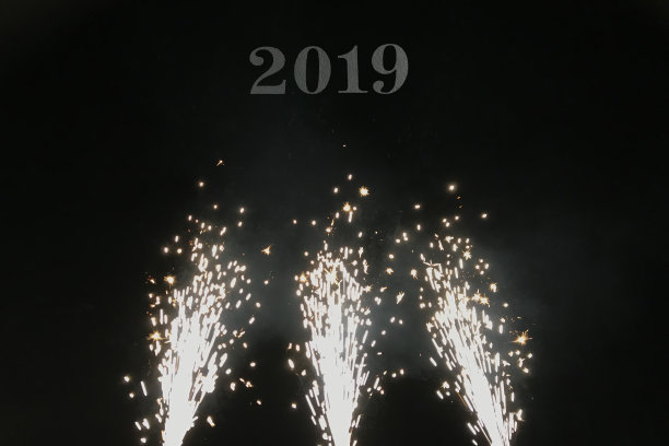 2019年庆典活动上的烟火表演图片下载