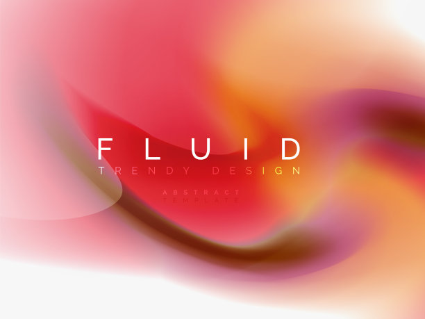 背景抽象-液体颜色波流图片下载