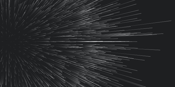 爆炸背景的矢量轨迹。偏离中心的碎片运动。粒子在高速运动下模糊成射线或线。破裂,爆炸的背景。图片下载