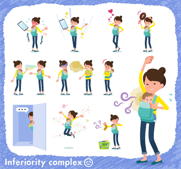 扁平型母子情结图片下载