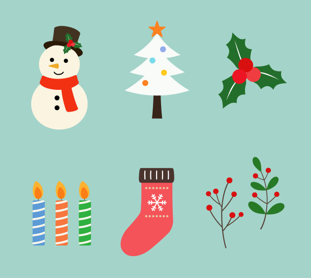 圣诞插图集图片下载