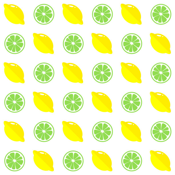 无缝柠檬模式图片下载