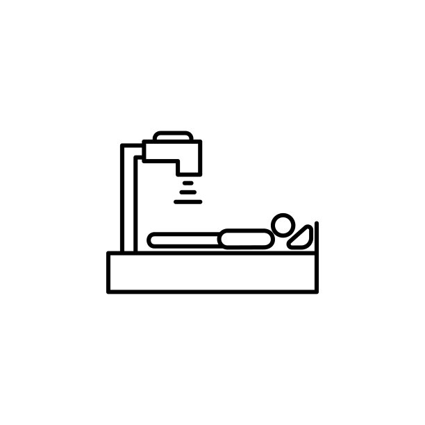 腿部激光图标。腿部理疗元素，用于移动概念和Web应用程序。腿部激光细线图标可用于Web和移动图片下载