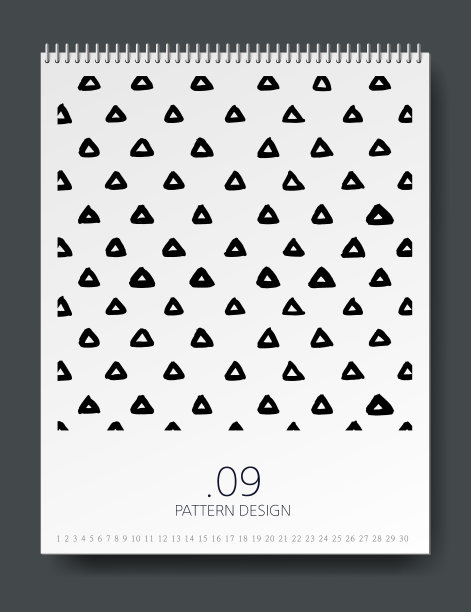 插图，图案，日历，套，书封面图片下载