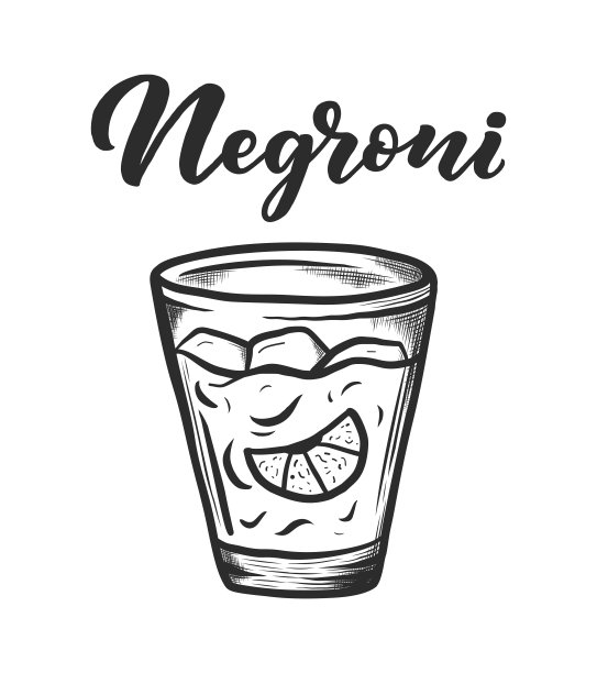 用玻璃刻写鸡尾酒名。为酒吧菜单和餐厅的卡片横幅和海报模板图片下载