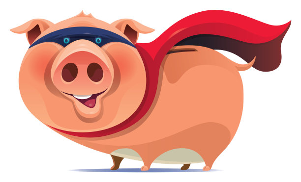 超级英雄小猪图片下载