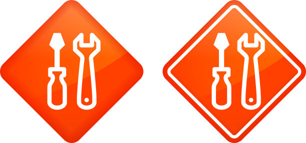 螺丝刀、扳手工具图标图片下载