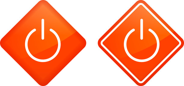 简单电源按钮图标图片下载