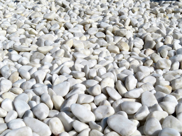 白色鹅卵石的石材纹理背景图片下载