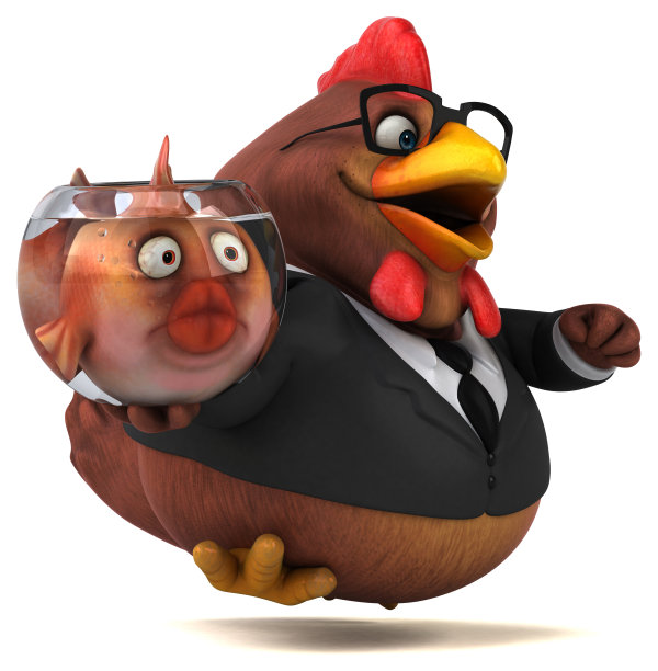 有趣的羊- 3D插图图片下载