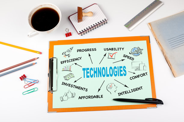 技术，网站，社交网络和投资概念图片下载