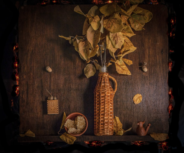 蜂蜜静物图片下载