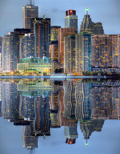 多伦多市区反射图片下载