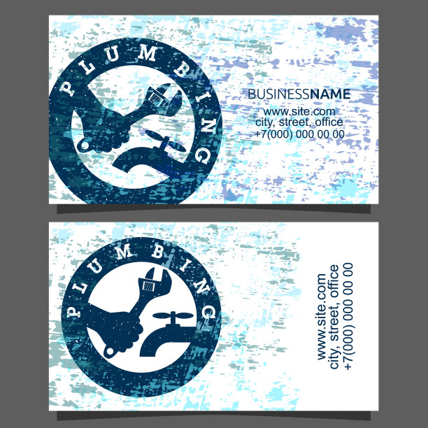 名片管道维修图片下载