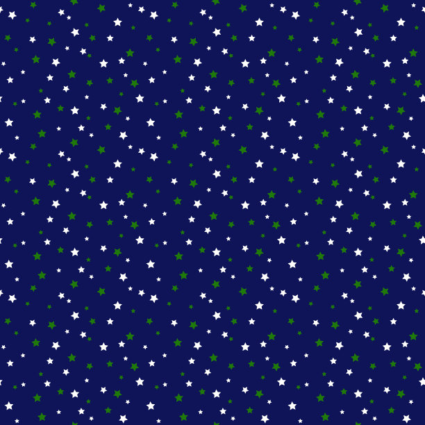 绿色和海军星星无缝模式图片下载