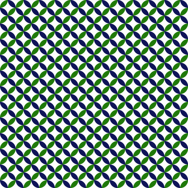 绿色和海军圆无缝模式图片下载