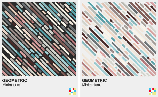 彩色时尚条纹背景图片下载