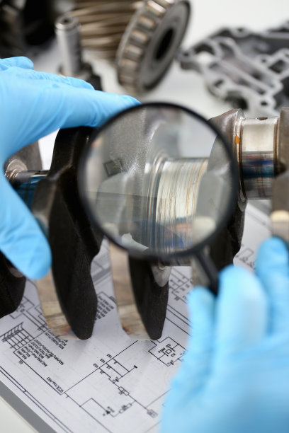 发动机维修中心的机械师图片下载