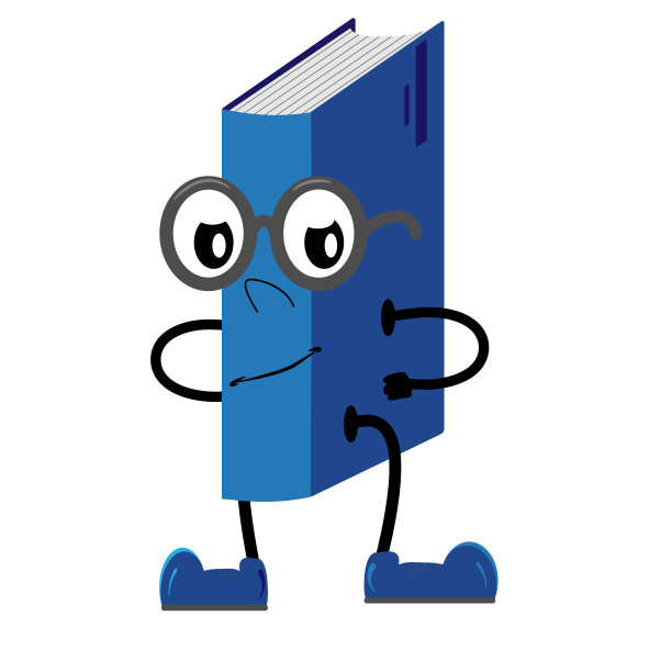 有趣的蓝色的书图片下载