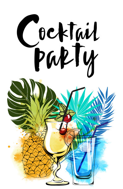 鸡尾酒派对图片下载