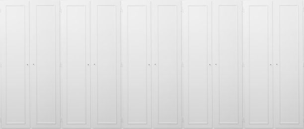 壁橱白色，木制，封闭，作为背景隔离。近距离查看细节。图片下载