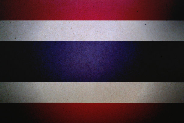 印在纸上的泰国国旗图片下载