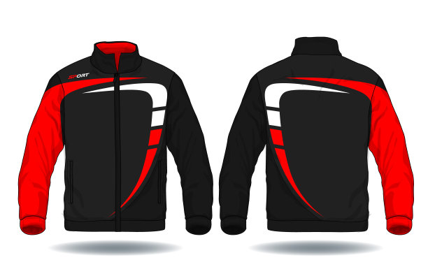 运动夹克的矢量插图图片下载