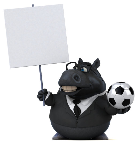 有趣的马- 3D插图图片下载