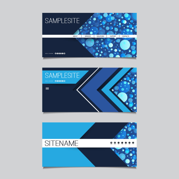 网页设计元素-标题设计图片下载