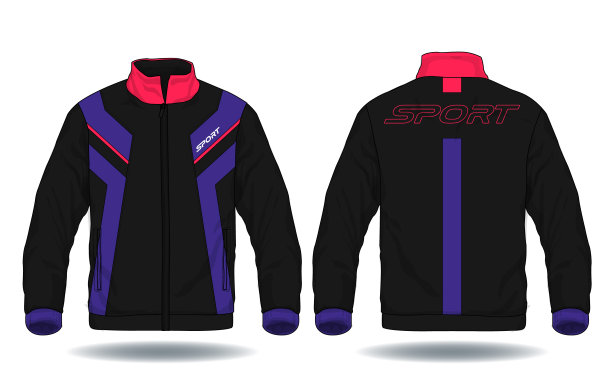 运动夹克的矢量插图图片下载